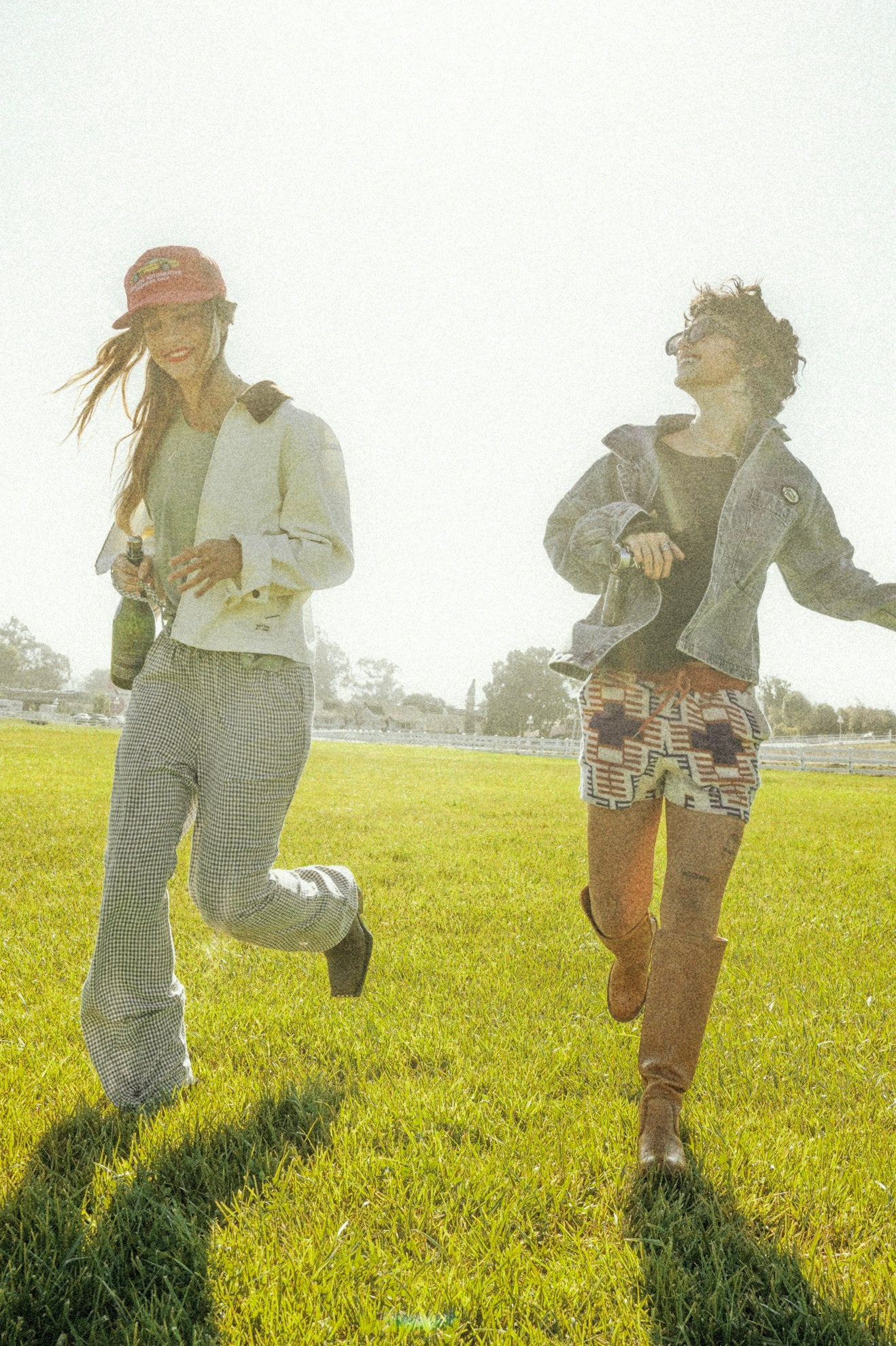 Hudson Lounge Pant - Azure Blue Gingham - Image 5